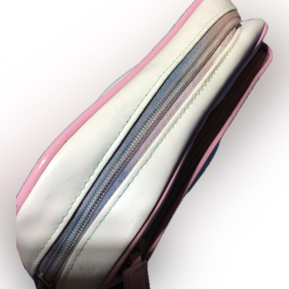 CHANEL Parfum Zipper Cosmetic Pouch White Pink Makeup Case - Picture 3 of 9